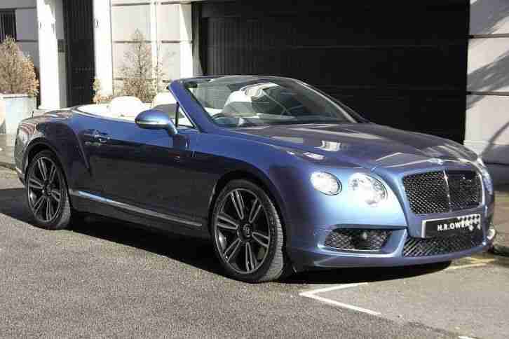 2013 Bentley Continental GTC V8 Mulliner Petrol Blue Automatic