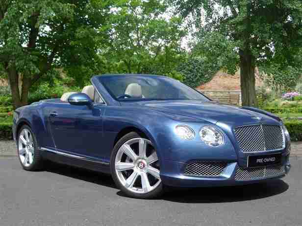 2013 Continental GTC V8 Petrol blue