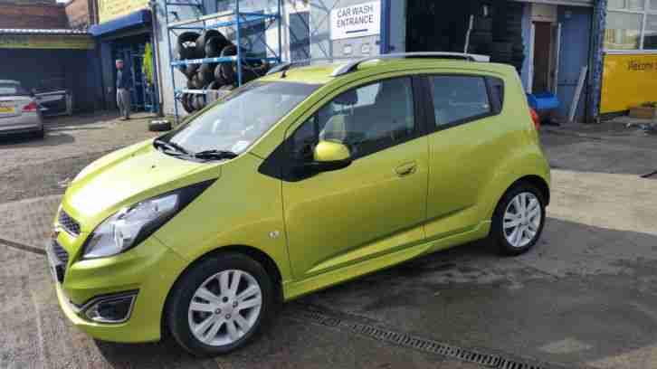 2013 CHEVROLET SPARK LTZ GREEN,VERY LOW MILEAGE,HPI CLEAR