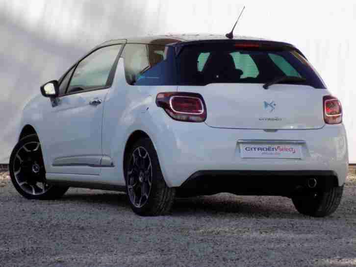 2013 Citroen DS3 1.6 VTi 16V DStyle Plus 3dr Petrol white Manual