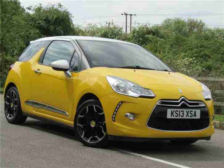 2013 Citroen DS3 Dsport Thp Petrol yellow Manual