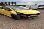 2013 Damaged Repairable Yellow 3 Door