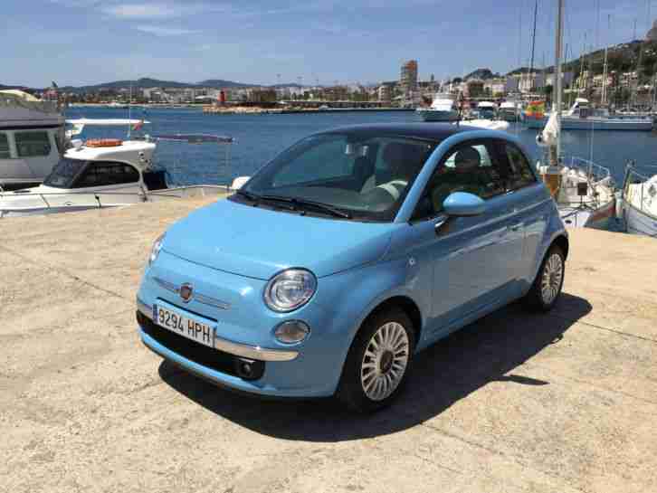 2013 FIAT 500 1.2 LOUNGE 3DR LHD IN SPAIN