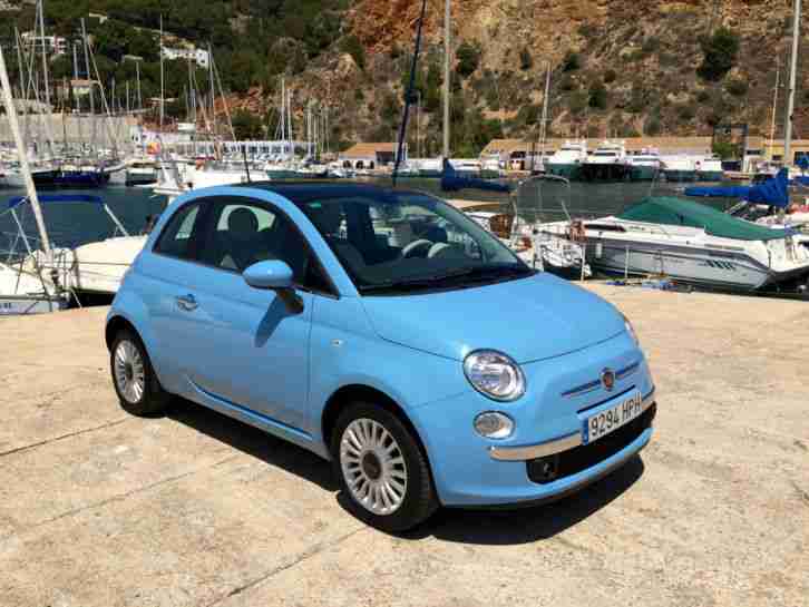 2013 FIAT 500 1.2 LOUNGE 3DR LHD IN SPAIN
