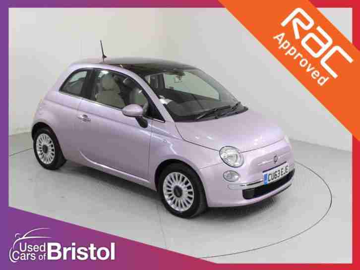 2013 FIAT 500 1.2 LOUNGE 3DR (START/STOP) HATCHBACK PETROL