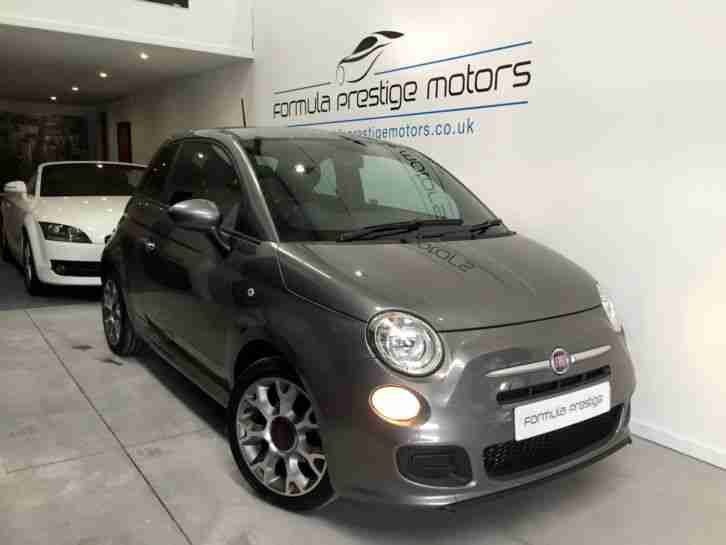 2013 FIAT 500 S TWINAIR GREY SPORT LOW MILES AIRCON ONE OWNER HALF LEATHER