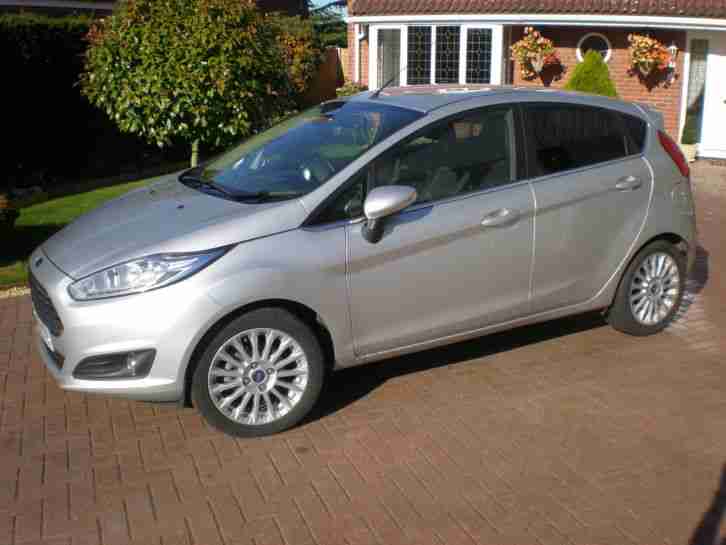 2013 FORD FIESTA TITANIUM SILVER 63 PLATE