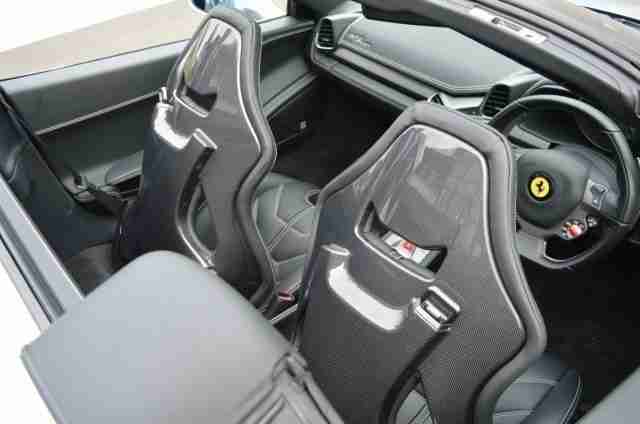 2013 Ferrari 458 Spider V8 F1 Including Service Pack Petrol Silver F1 DCT