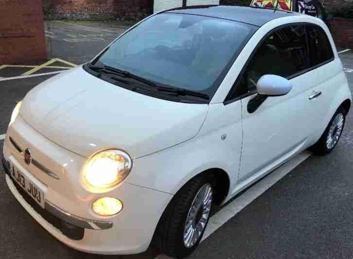 2013, Fiat 500, 875cc (1.0L) Lounge, Twin Air Eco, Dualogic, 38K,3 Dr H/B ,Cat D