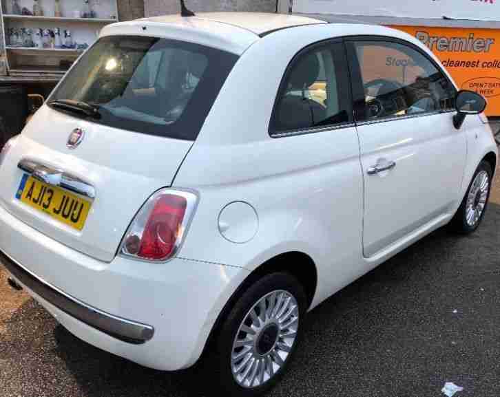 2013, Fiat 500, 875cc (1.0L) Lounge, Twin Air Eco, Dualogic, 38K,3 Dr H/B ,Cat D