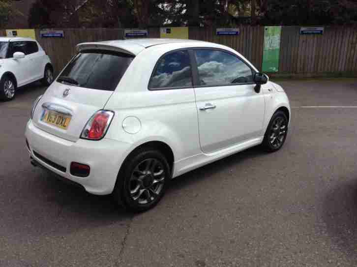 2013 Fiat 500 S DUALOGIC Petrol white Semi Auto