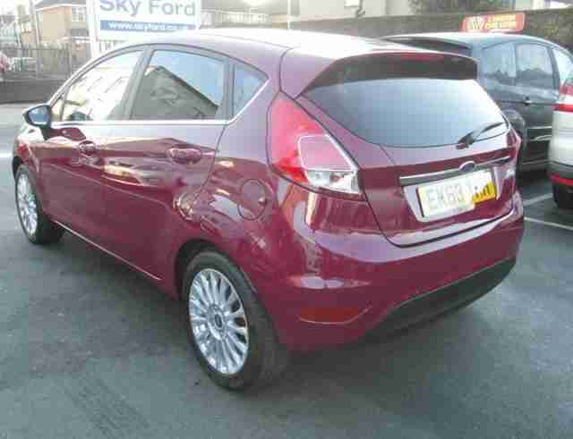 2013 Ford Fiesta TITANIUM Petrol Red Automatic