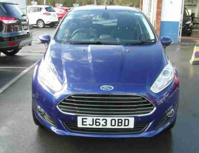 2013 Ford Fiesta Titanium Powershift Petrol Blue Tiptronic