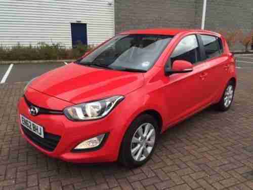 2013 I20 ACTIVE 1.2 RED TOP OF THE