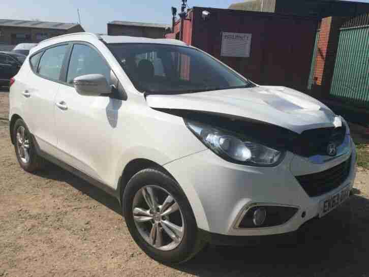 2013 HYUNDAI IX35 CRDI 4WD DAMAGED REPAIRABLE SALVAGE