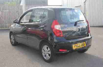 2013 Hyundai i10 1.2 Active Petrol black Manual