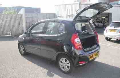 2013 Hyundai i10 1.2 Active Petrol black Manual