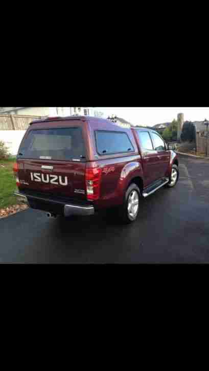 2013 ISUZU D MAX UTAH RED PICK UP 4X4