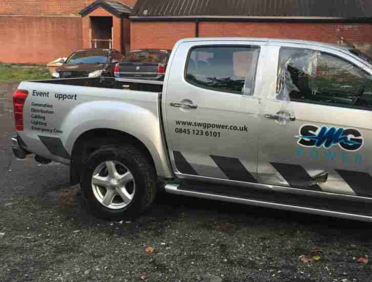 2013 ISUZU D-MAX YUKON D/C INTCOOLER SILVER - DAMAGED CAT D REPAIRABLE SALVAGE