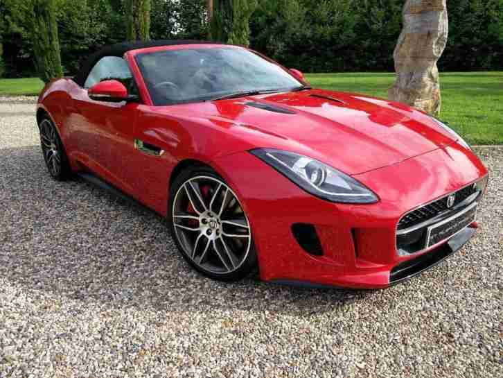 2013 F TYPE V8 S Petrol red Automatic