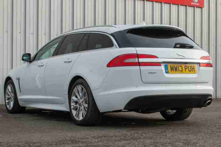 2013 Jaguar XF D SPORT SPORTBRAKE Diesel white Automatic