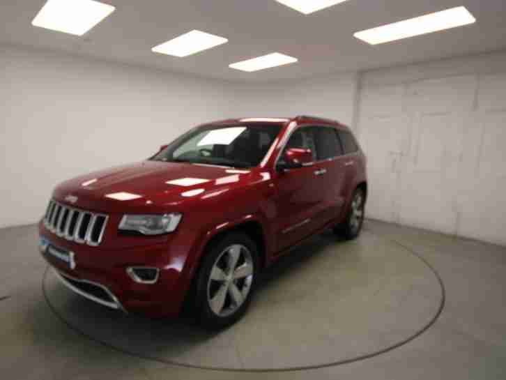 2013 Jeep Grand Cherokee Cherokee Overland C Diesel Red Automatic