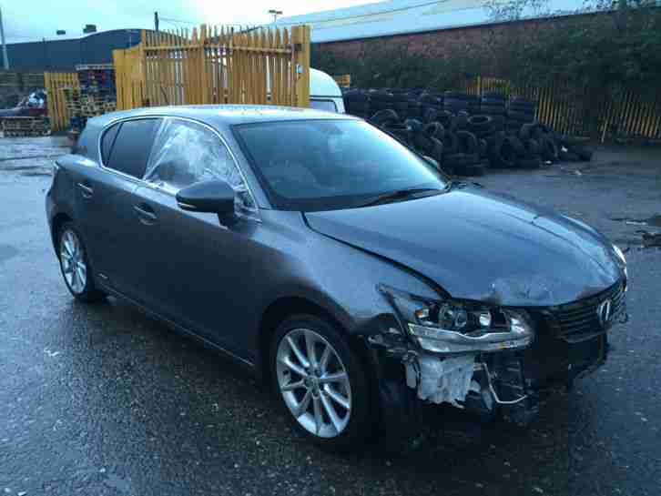 2013 LEXUS CT 200H LUXURY CVT HYBRID - LIGHT DAMAGED SALVAGE - NO RESERVE