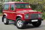 2013 Land Rover Defender 90 Xs Td Diesel Red