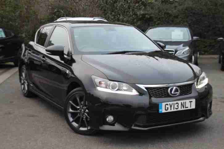 2013 Lexus CT 1.8 F-Sport PREMIUM NAVIGATION PETROL/ELECTRIC black CVT