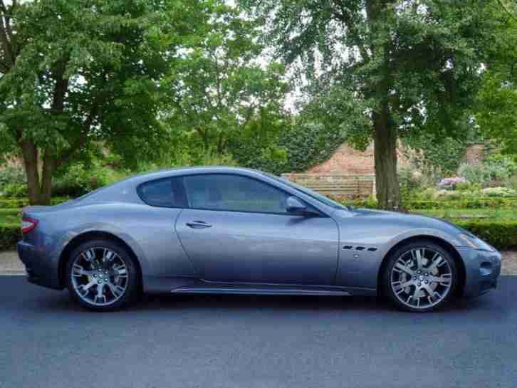 2013 MASERATI GRANTURISMO 4.7 V8 S GT GRIGIO ALFIERI GREY METALIC WITH NERO INTE