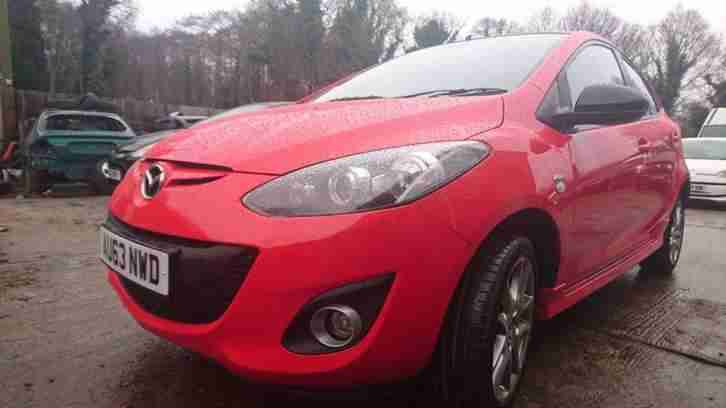 2013 MAZDA 2 VENTURE EDITION RED,Cat D