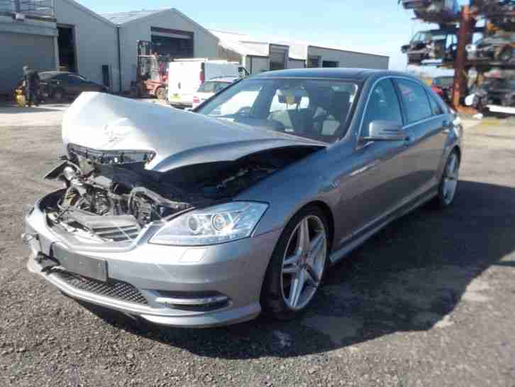 2013 MERCEDES S350L AMG SPORT EDITION BLUETECH ACCIDENT DAMAGED CATEGORY CAT C
