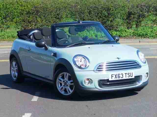 2013 MINI Convertible One 1.6 Petrol Blue Manual