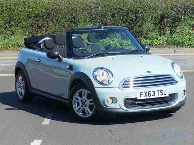 2013 MINI Convertible One 1.6 Petrol Blue Manual
