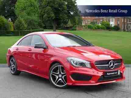 2013 Mercedes-Benz CLA-Class CLA 220 CDI AMG Sport 4dr Tip Auto Diesel Red Autom