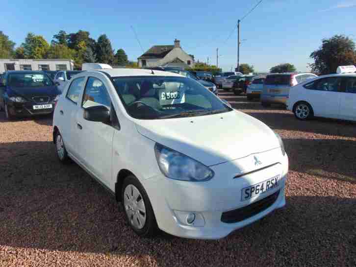 2013 Mitsubishi Colt 1.3 Juro 5dr Petrol white Manual