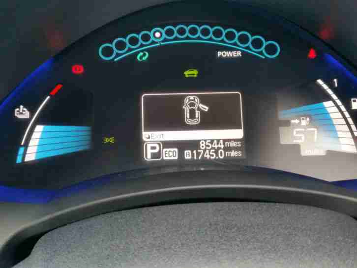 2013 NISSAN LEAF ACENTA RED BATTERY OWNED only 11500 Miles CAT-D