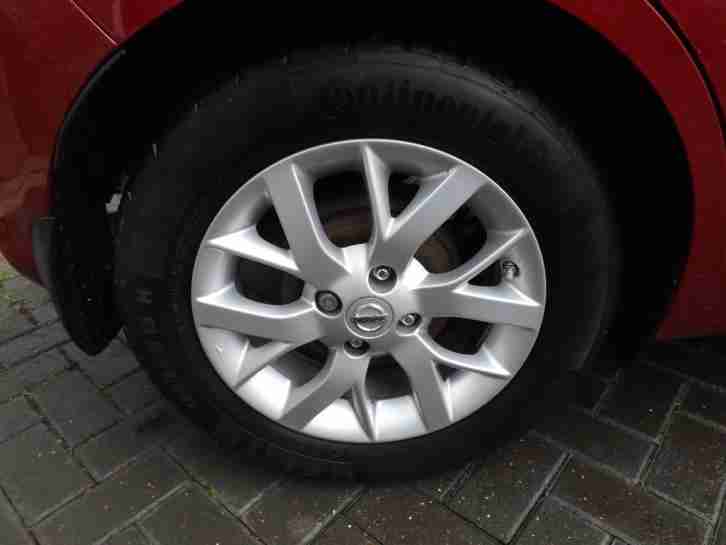 2013 Nissan Note ACENTA PREMIUM Petrol red Manual