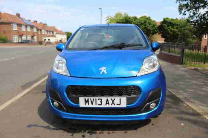 2013 Peugeot 107 999c.c 12v Active 5 door 8,000 maill Petrol Manual Hatchback