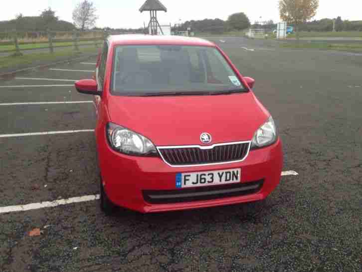 2013 SKODA CITIGO SE 12V AUTO RED