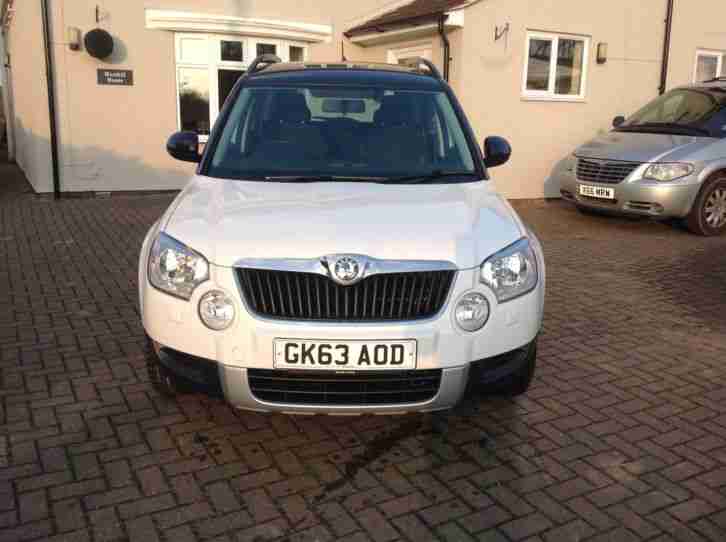 2013 SKODA YETI ADVENTURE TDI CR 4X4 WHITE