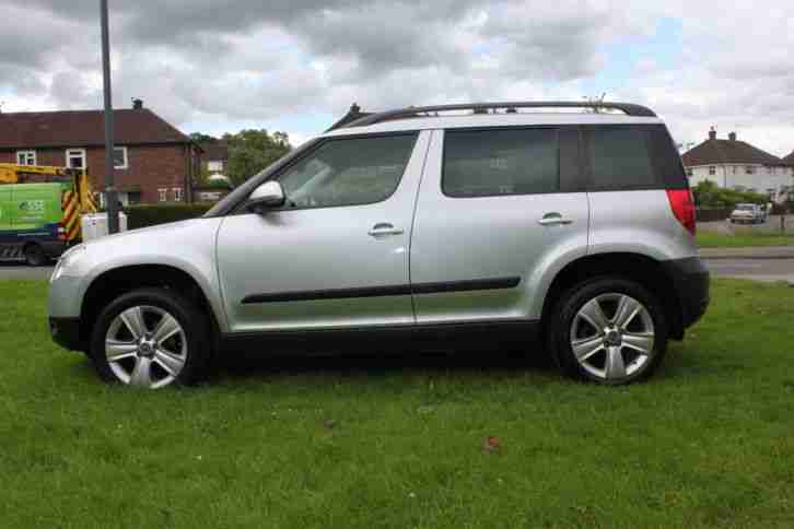 2013 SKODA YETI SE TDI CR 110 SILVER 2.0 DIESEL 46k miles, 12 MONTH MOT