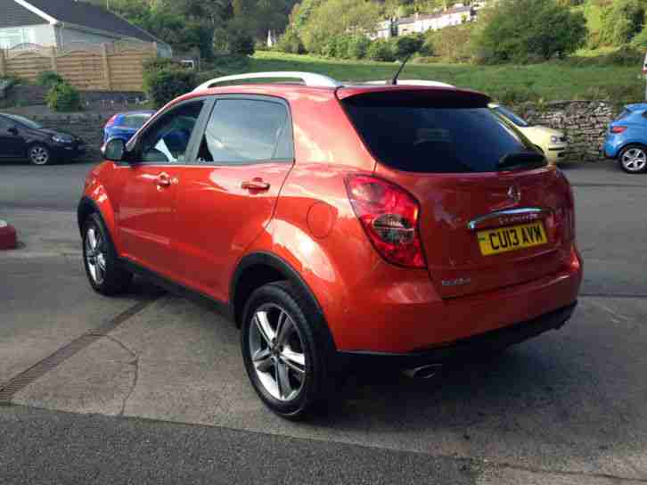 2013 Ssangyong Korando 2.0 DTI LE in Orange.