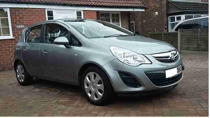 2013 VAUXHALL CORSA EXC AC CDTI ECOFLEX SILVER ***free road tax for life ***