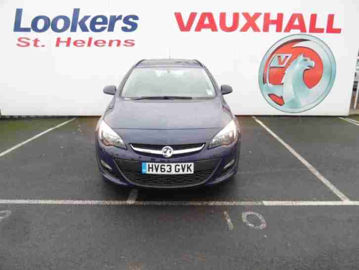 2013 Vauxhall Astra 1.4i 16V Exclusiv 5dr Petrol Blue Manual