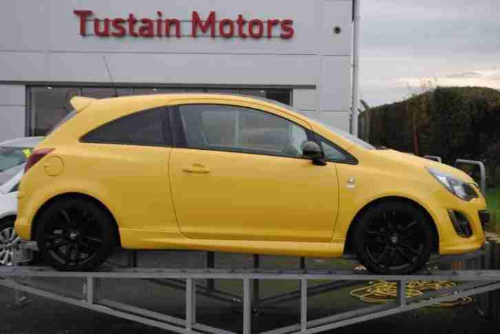 2013 Vauxhall Corsa 1.2 LIMITED EDITION Petrol yellow Manual