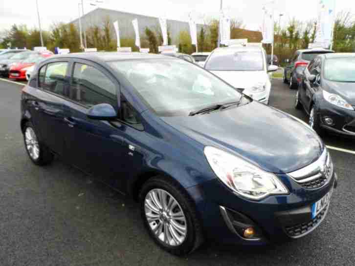 2013 Vauxhall Corsa 1.2 SE 5dr Petrol Blue Manual