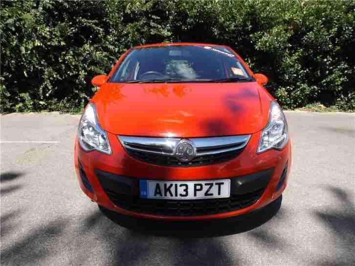 2013 Vauxhall Corsa 3dr Hat 1.3cdti 75ps S A/c Ecoflex Diesel red Manual