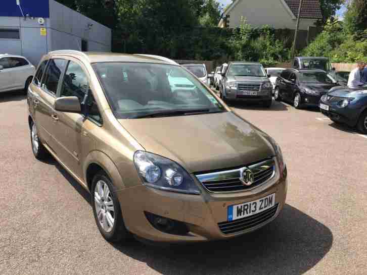 2013 Vauxhall Zafira 1.8 i VVT 16v Design 5dr Manual MPV