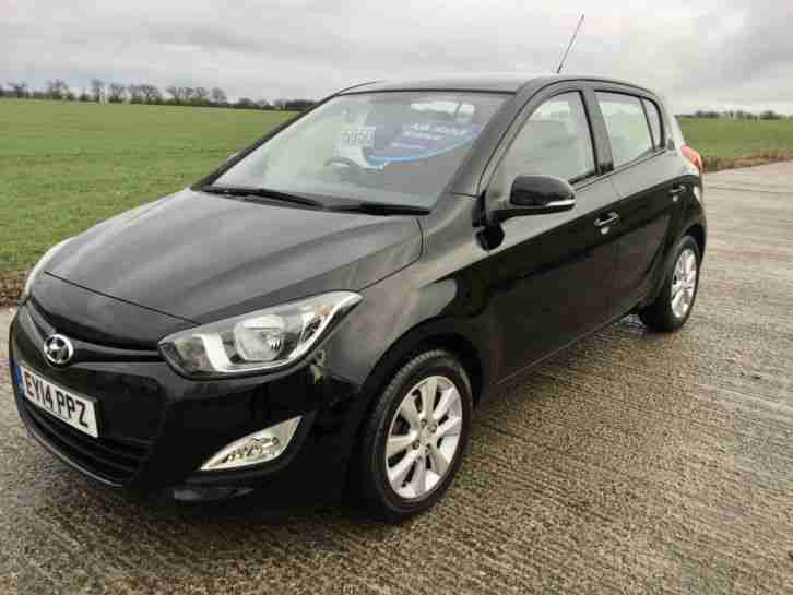 2014 (14 PLATE) HYUNDAI i20 HATCHBACK 1.2 ACTIVE in Black